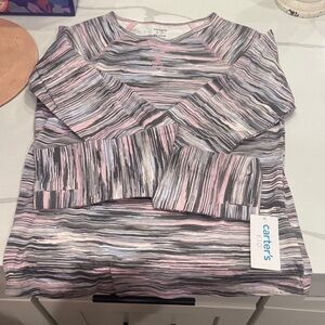 Carter's Multicolor Striped Long Sleeve Shirt